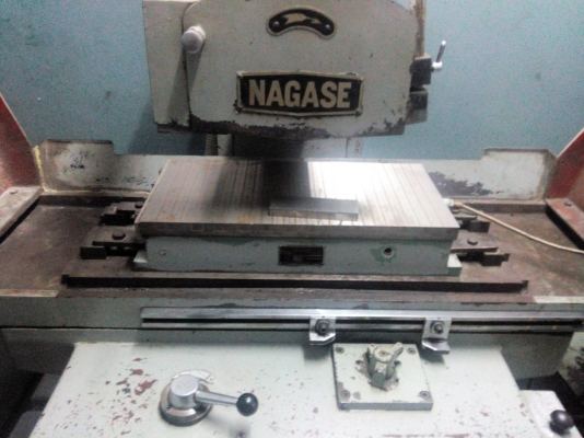 ขายเครื่อง เจียราบ NAGASE ( JAPAN ) สภาพดีพร้อมใช้งาน ขนาดแม่เหล็ก 250x500 มม. เจียงานได้ขนาด 300x600 มม. ออโต้ 2 แกน x และ y