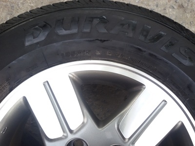 ขายล้อแม็กTOYOTA 5รูขอบ15พร้อมยาง195R15 4 ล้อ