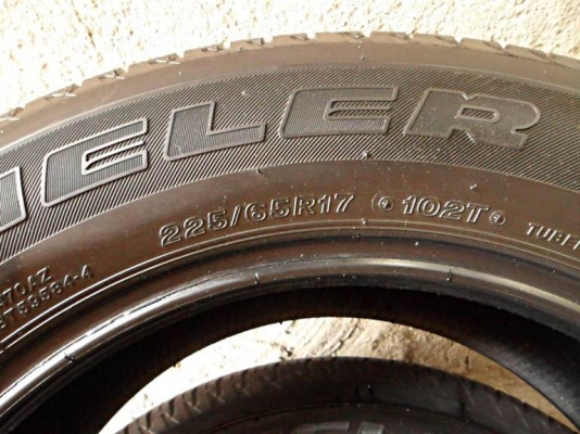 ยางขอบ17 บริดสโตน225-65R17ลงพื้นปี13(4เส้น3,900บ)ดอกหนาok ยางขอบ17 บริดสโตน225-65R17ลงพื้นปี13(4เส้น3,900บ)ดอกหนาok