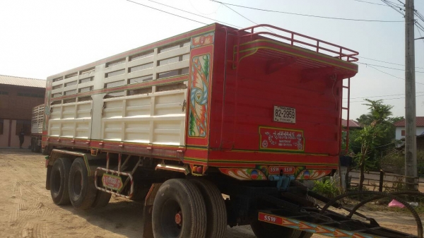 ขายรถพ่วง 22 ล้อ แม่.ลูก กระบะเหล็กคอกเกษตรดั้ม HINO 344 ปี.53 รถสวย มี 2 พ่วง ราคา2650000 ต่อรอง สนใจโทรเลย