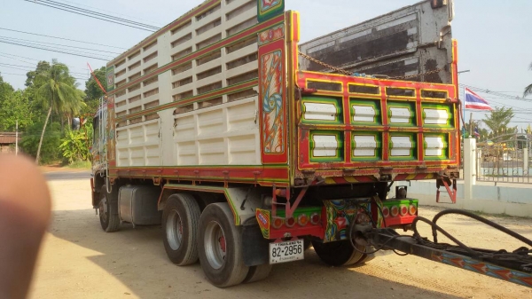 ขายรถพ่วง 22 ล้อ แม่.ลูก กระบะเหล็กคอกเกษตรดั้ม HINO 344 ปี.53 รถสวย มี 2 พ่วง ราคา2650000 ต่อรอง สนใจโทรเลย