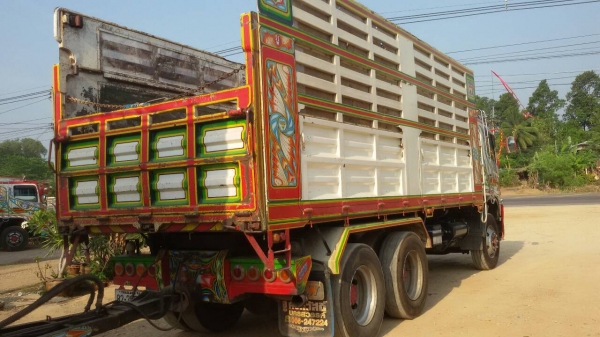 ขายรถพ่วง 22 ล้อ แม่.ลูก กระบะเหล็กคอกเกษตรดั้ม HINO 344 ปี.53 รถสวย มี 2 พ่วง ราคา2650000 ต่อรอง สนใจโทรเลย