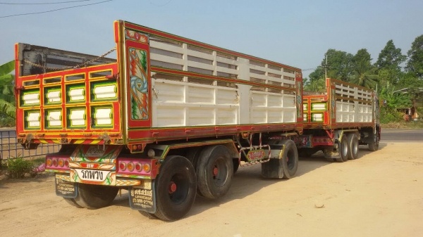 ขายรถพ่วง 22 ล้อ แม่.ลูก กระบะเหล็กคอกเกษตรดั้ม HINO 344 ปี.53 รถสวย มี 2 พ่วง ราคา2650000 ต่อรอง สนใจโทรเลย