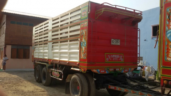 ขายรถพ่วง 22 ล้อ แม่.ลูก กระบะเหล็กคอกเกษตรดั้ม HINO 344 ปี.53 รถสวย มี 2 พ่วง ราคา2650000 ต่อรอง สนใจโทรเลย