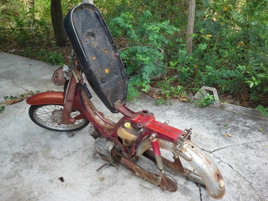 YAMAHA Y80 โครงรถ SUZUKI F7O