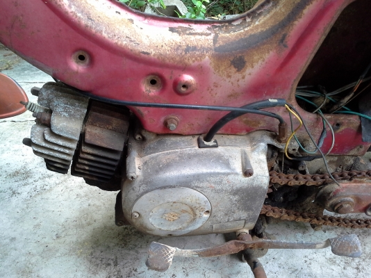 YAMAHA Y80 โครงรถ SUZUKI F7O