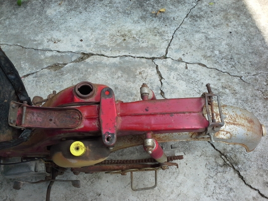 YAMAHA Y80 โครงรถ SUZUKI F7O