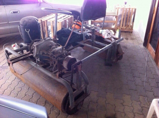 ขาย รถบดหญ้า