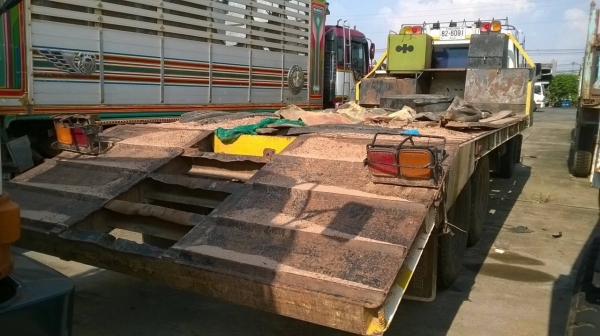 ขายเทนเลอร์ลากแบคโฮ 2 เพลา NISSAN UD วางหัว FUSO ลงเล่มแล้ว เครื่อง PD6 180 แรงม้า สโลว์อินเตอร์ ทะเบียนพร้อมโอน