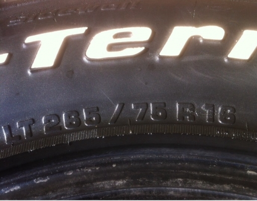 ยาง All BF goodrich 265 75 16 ราคาไม่แพง ยาง All BF goodrich 265 75 16 ราคาไม่แพง