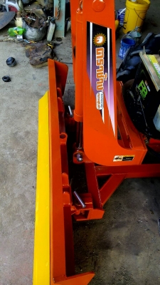 ขายรถไถคูโบต้า  KUBOTA   L 3608 (4WD) พร้อมชุดใบมีดดันหน้าคานล่าง