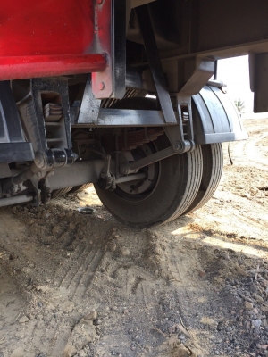 หางพื้นเรียบ3เพลาแท้ปี57อู่ST