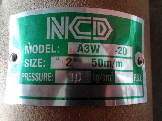 ขาย วาล์วลดแรงดันเกิน NCD-SAFTY VALVE (RELEFT VALVE )