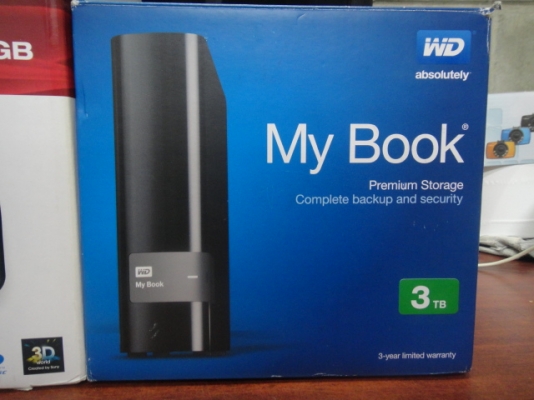 PS3 + My BOOK  3 TB + พัดลมระบายอากาศ