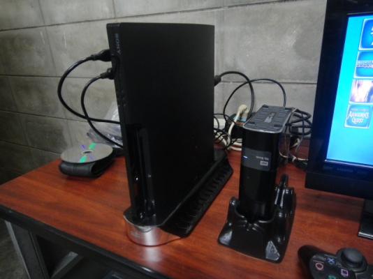 PS3 + My BOOK  3 TB + พัดลมระบายอากาศ