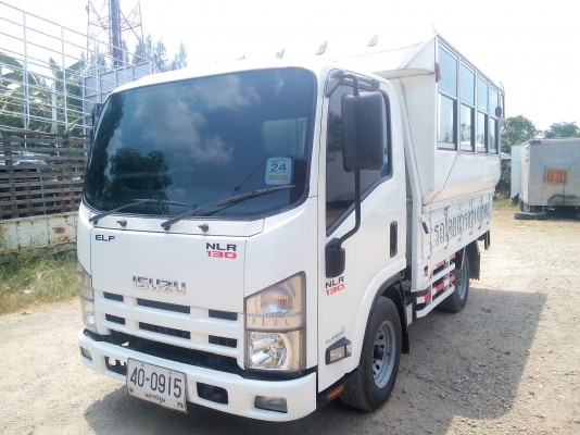 4 ล้อบรรทุก (รถโดยสาร)  *Euro.3*  ISUZU  NLR  130 แรงม้า+คอมมอนเรว *ยาว 3.20 ม.* รถสวยจริง+พร้อมใช้งาน * รถห้างแท้ * มีเล่มพร้อม *