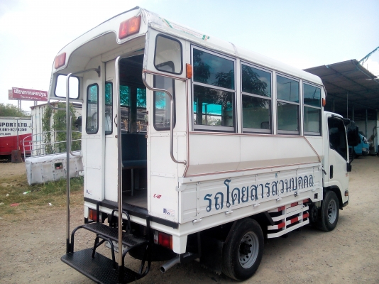 4 ล้อบรรทุก (รถโดยสาร)  *Euro.3*  ISUZU  NLR  130 แรงม้า+คอมมอนเรว *ยาว 3.20 ม.* รถสวยจริง+พร้อมใช้งาน * รถห้างแท้ * มีเล่มพร้อม *