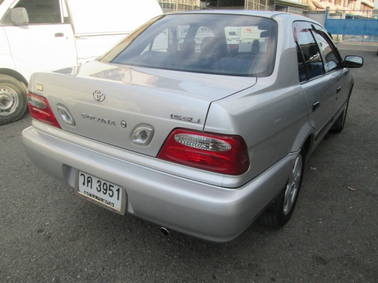 ขาย Toyota Soluna 1.5SLi หัวฉีด เกียร์ธรรมดา ปี01.  อ.ว.ท.ม.เพาเวอร์ เครื่อง1.5หัวฉีด สภาพเดิมๆ สวย  ใช้น้อย ไม่เคยติดแก๊ส เครื่องดี แอร์เย็น ขาย 75,000 T.02-4133976,02-4552172,097-2425087