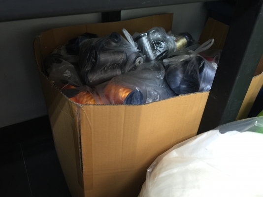 จักรปัก tajima tmeg 615 / เครื่องอัดลาย tajima / พร้อมด้ายปัก หลายพันหลอด