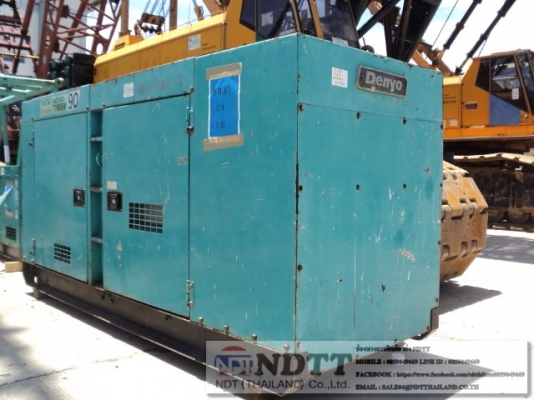 เครื่องปั่นไฟ DENYO DCA90ESH # 3813130 มือสองญี่ปุ่น