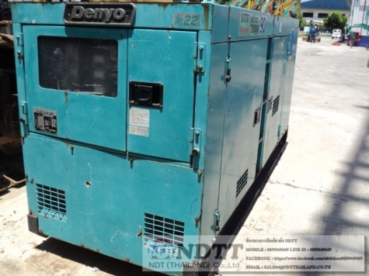 เครื่องปั่นไฟ DENYO DCA90ESH # 3813130 มือสองญี่ปุ่น