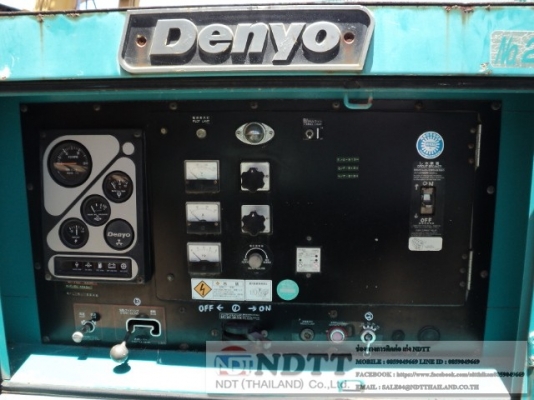 เครื่องปั่นไฟ DENYO DCA90ESH # 3813130 มือสองญี่ปุ่น