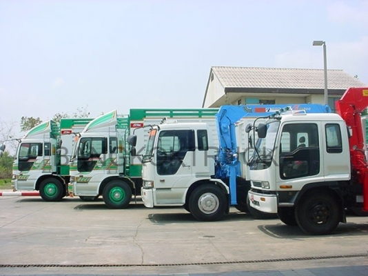 ขายรถบรรทุกติดเครน 12 ล้อ ขนาด 360 แรงม้า ติดเครน 5 ตัน 086-8053515