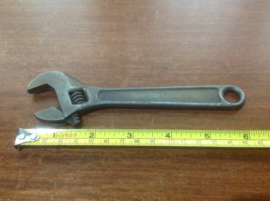 ขายประแจเลื่อน Vintage Armstrong 6"