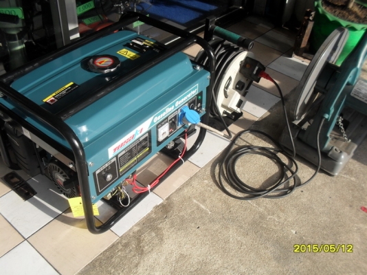 เครื่องปั่นไฟฟ้า ขนาด 2500 watt 220 volt TOSAKI มาตราฐานญี่ปุ่น ไฟดีมาก