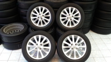 ขายล้อแม็ก TOYOYA  VIOS (12ก้าน) ขอบ15 4รู100 พร้อมยาง185/60/15 yokohama ปี 13