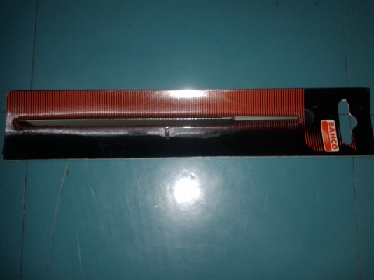 ขายเหล็กส่งตราตีนFOOTPRINT1/4  ตะไบสามเหลี่ยมBAHCO 6"