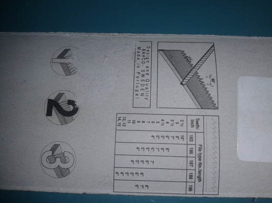 ขายเหล็กส่งตราตีนFOOTPRINT1/4  ตะไบสามเหลี่ยมBAHCO 6"