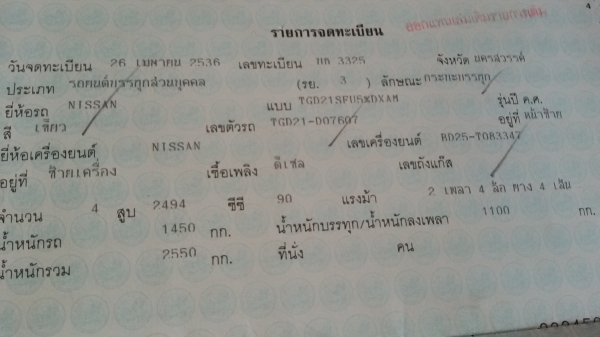 อยากรวย เราช่วยท่านได้  ใช้กะบะตอยเดียว NISSAN BIG M 2500cc เครื่องฝาแดง จอมอึดทน รถเครื่องดีมากๆ ช่วงล่างดี แคสซีสวย แอร์เย็น  รถพร้อมใช้