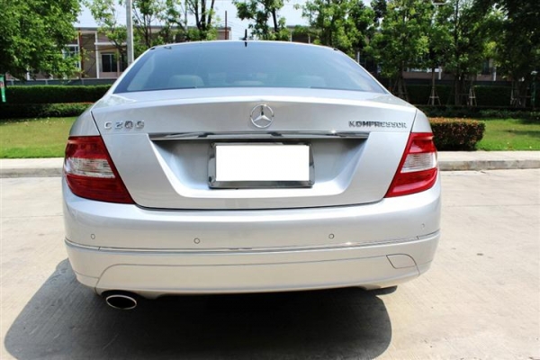 2008 BENZ C200 ELEGANCE ออกศูนย์BenzThailand กระจังหน้าsport ประกันภัยหมดปี59