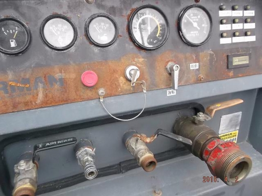 เครื่องปั๊มลม AIRMAN PDSF530S (530cfm) *มีล้อ Trailer/ 10บาร์  สนใจโทร. 080-6565422 (หนิง)