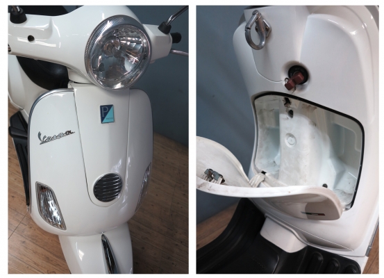 ขาย New Vespa Lx150  สีขาว