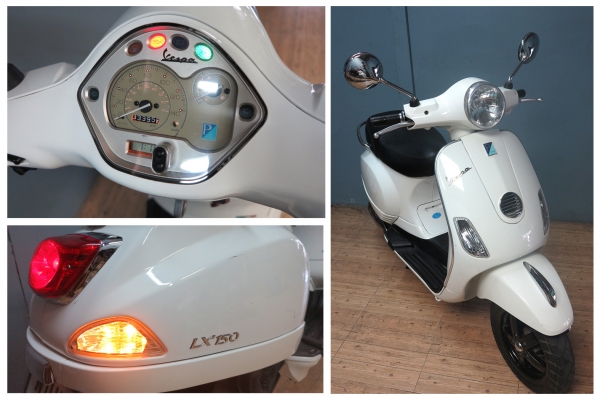 ขาย New Vespa Lx150  สีขาว