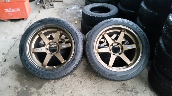 ล้อแม็ก Te37 ขอบ 20 ยางสวย ล้อแม็ก Te37 ขอบ 20 ยางสวย