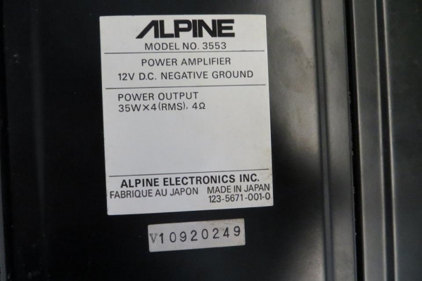 ขาย power amp alpine, ads, pioneer 4 ch. ขาย power amp alpine, ads, pioneer 4 ch.