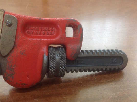 ขายประแจจับท่อ Ridgid 14"แบบพิเศษ ใช้กับด้ามบล็อคขนาด 4 หุน