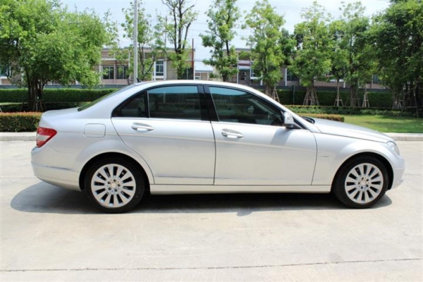 2008 BENZ C200 ELEGANCE ออกศูนย์BenzThailandกระจังหน้าsport ประกันภัยหมดปี59