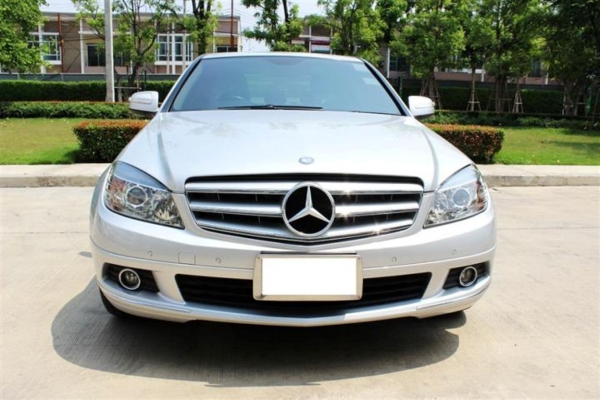 2008 BENZ C200 ELEGANCE ออกศูนย์BenzThailandกระจังหน้าsport ประกันภัยหมดปี59