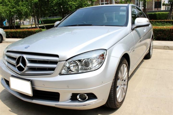 2008 BENZ C200 ELEGANCE ออกศูนย์BenzThailandกระจังหน้าsport ประกันภัยหมดปี59