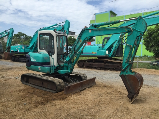 Komatsu PC45R-8 เก่าญี่ปุ่น พร้อมเก๋ง ไลน์หัวกระแทก ใบมีดดัน
