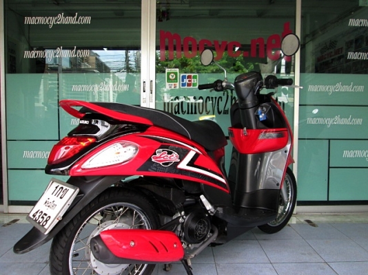 suzuki  let มาแล้ว สีแดงเทา รถเดือน ตุลาคม ปี 56 ไมล์ 4 พันโล เครื่องยนต์หัวฉีดประหยัดน้ำมัน แถม 3 รายการ 24900