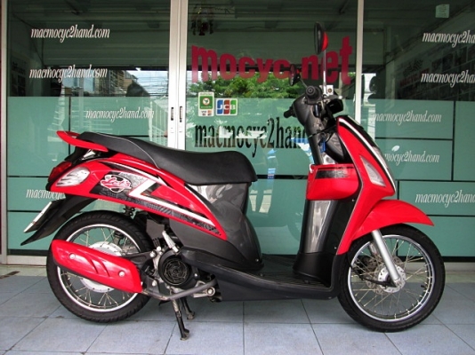 suzuki  let มาแล้ว สีแดงเทา รถเดือน ตุลาคม ปี 56 ไมล์ 4 พันโล เครื่องยนต์หัวฉีดประหยัดน้ำมัน แถม 3 รายการ 24900