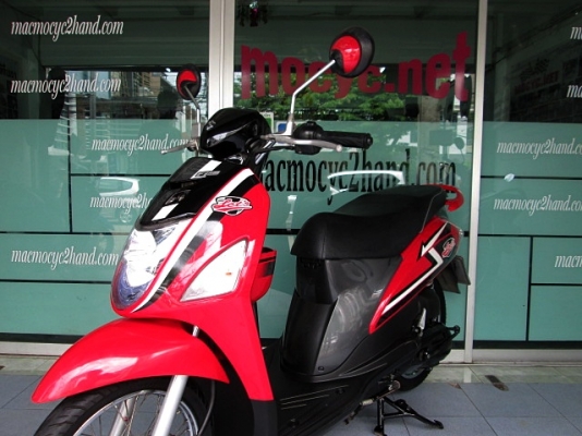 suzuki  let มาแล้ว สีแดงเทา รถเดือน ตุลาคม ปี 56 ไมล์ 4 พันโล เครื่องยนต์หัวฉีดประหยัดน้ำมัน แถม 3 รายการ 24900