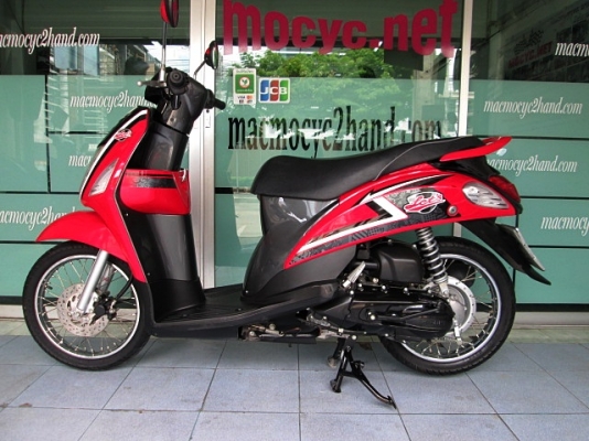 suzuki  let มาแล้ว สีแดงเทา รถเดือน ตุลาคม ปี 56 ไมล์ 4 พันโล เครื่องยนต์หัวฉีดประหยัดน้ำมัน แถม 3 รายการ 24900