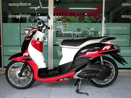 Fino PS สีดำแดง รถเดือน ตุลาคม ปี 57 รุ่นขายดี ไมล์ 6 พันโล  แถม 3 รายการ 25900