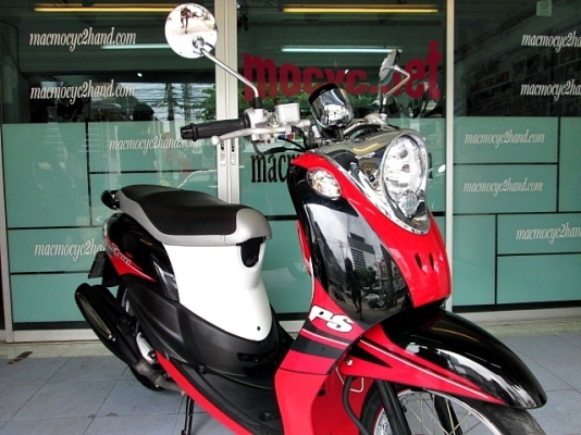 Fino PS สีดำแดง รถเดือน ตุลาคม ปี 57 รุ่นขายดี ไมล์ 6 พันโล  แถม 3 รายการ 25900